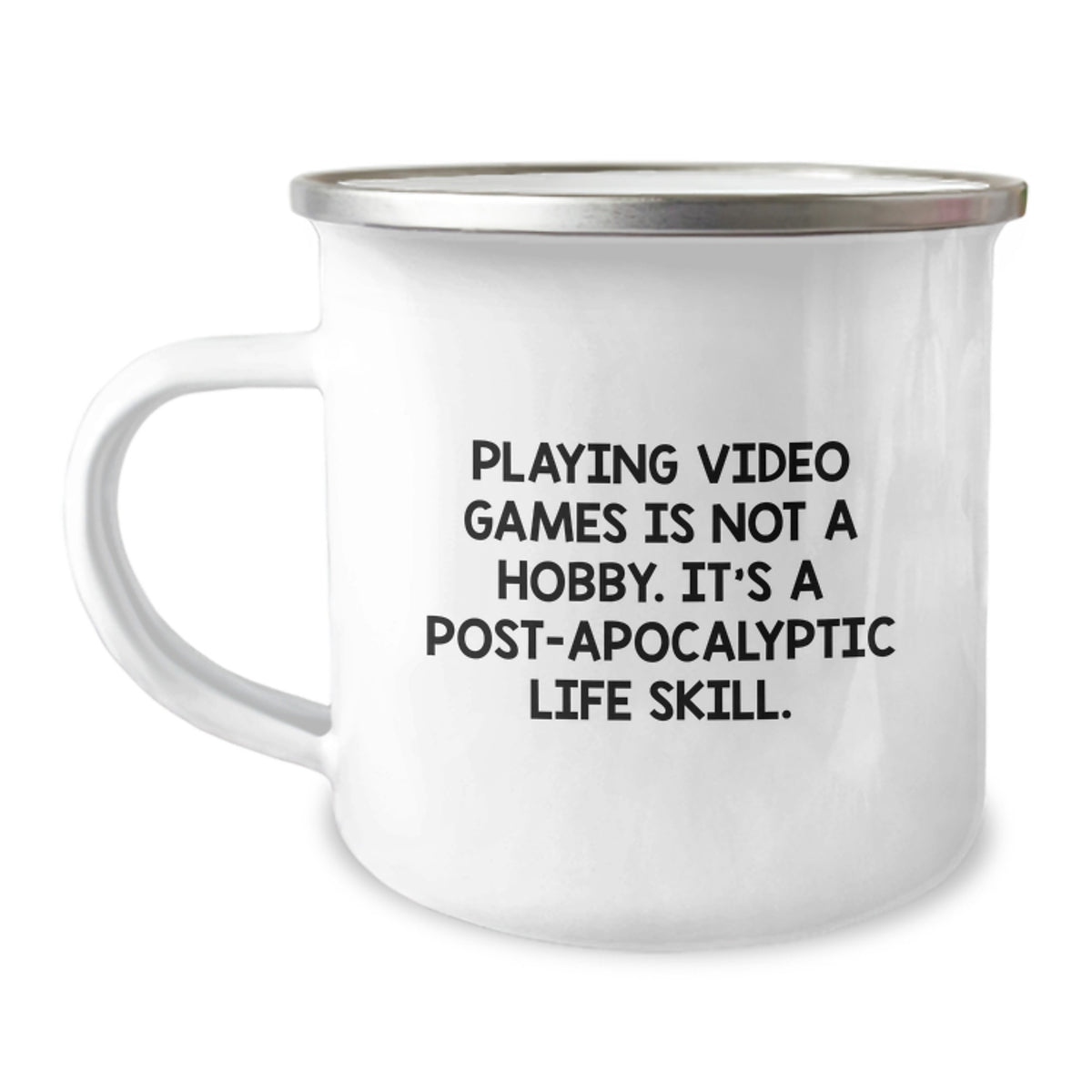 Funny Playing Video Games Camping Mug Gifts from Friends to Playing Video Games Lovers on Birthday - Image 1