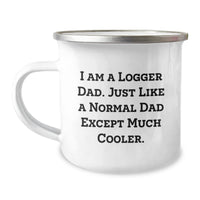 Load image into Gallery viewer, Funny Logger Dad Gifts - Christmas Unique Gifts from Friends to Men, Funny Camping Mug for Logger Dad, Logger Dad Humor - Image 1

