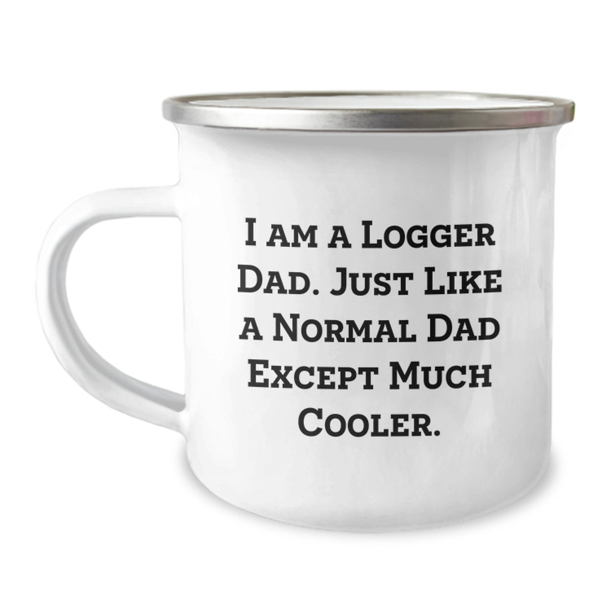 Funny Logger Dad Gifts - Christmas Unique Gifts from Friends to Men, Funny Camping Mug for Logger Dad, Logger Dad Humor - Image 1