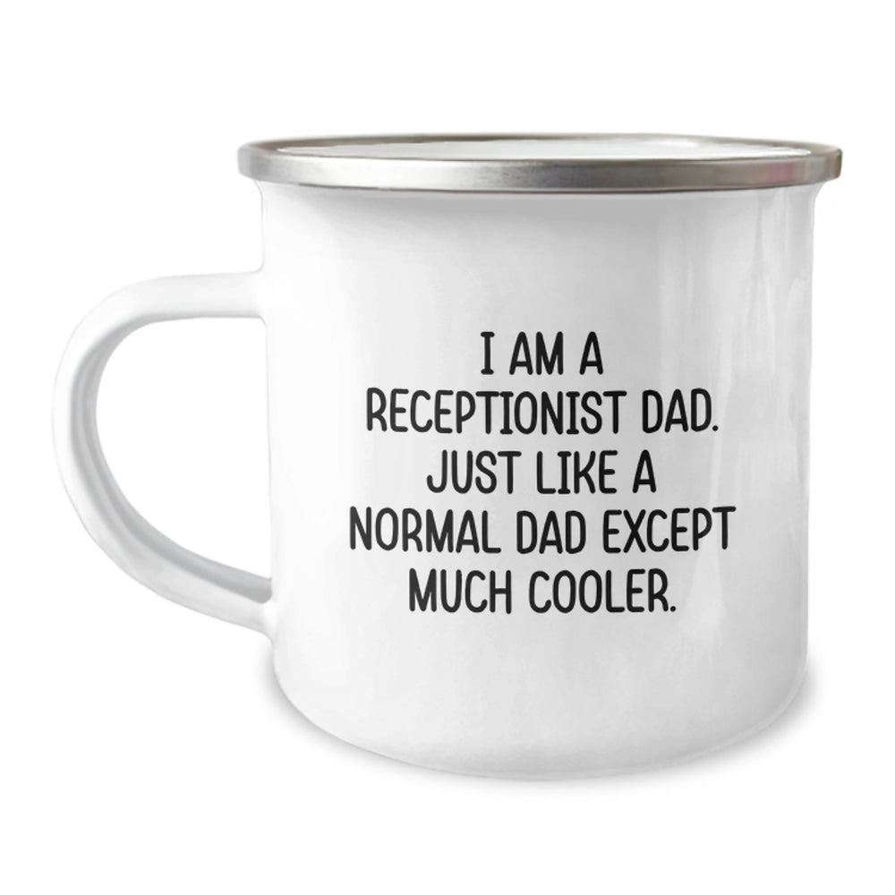 Funny Receptionist Dad Gifts for Men Unique Christmas Memorable Presents from Family - Image 1