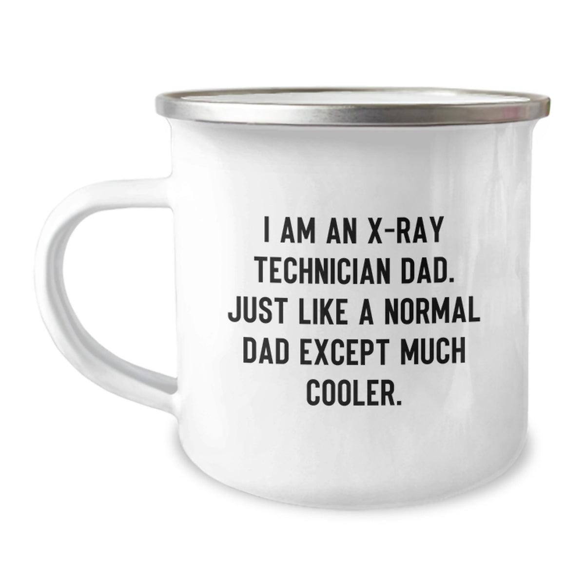 Funny X-Ray Technician Dad Christmas Camping Mug Gifts from Family to X-Ray Technician Men - Image 1