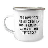 Load image into Gallery viewer, English Setter Dog Gifts from Family - Camping Mug for Proud Parents - Image 1
