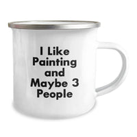Load image into Gallery viewer, Funny Painting Lover Gifts from Friends to Family, Christmas Unique Presents for Men and Women Who Like Painting and Maybe 3 People - Image 2
