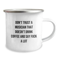 Load image into Gallery viewer, Funny Musician Gifts from Friends to Musician Men - Camping Mug for Christmas Unique Presents - Image 2
