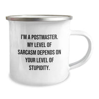 Load image into Gallery viewer, Funny Postmaster Gifts - I&#39;m A Postmaster Mug, Camping Mug for Christmas Unique Gifts from Friends, Coworkers, Family - Image 2
