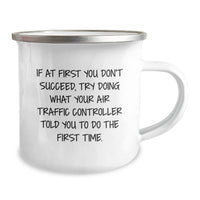 Load image into Gallery viewer, Air Traffic Controller Gifts from Friends - Funny Camping Mug for Christmas Unique Gifts for Men - Image 2
