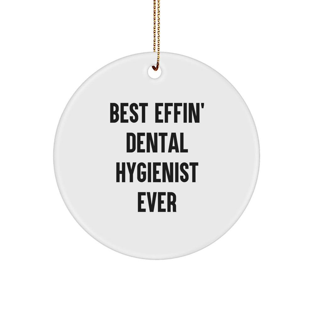 Funny Dental Hygienist Gifts for Men, Women, and Friends - Best Effin' Dental Hygienist Ever Christmas Unique Gifts from Coworkers to Family - Image 1