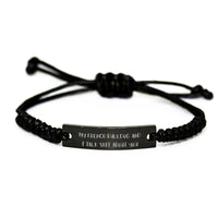 Load image into Gallery viewer, Funny French Bulldog Rope Bracelet Gifts from Friends for Birthday - &#39;My French Bulldog And I Talk Shit About You&#39; Quote - Image 1
