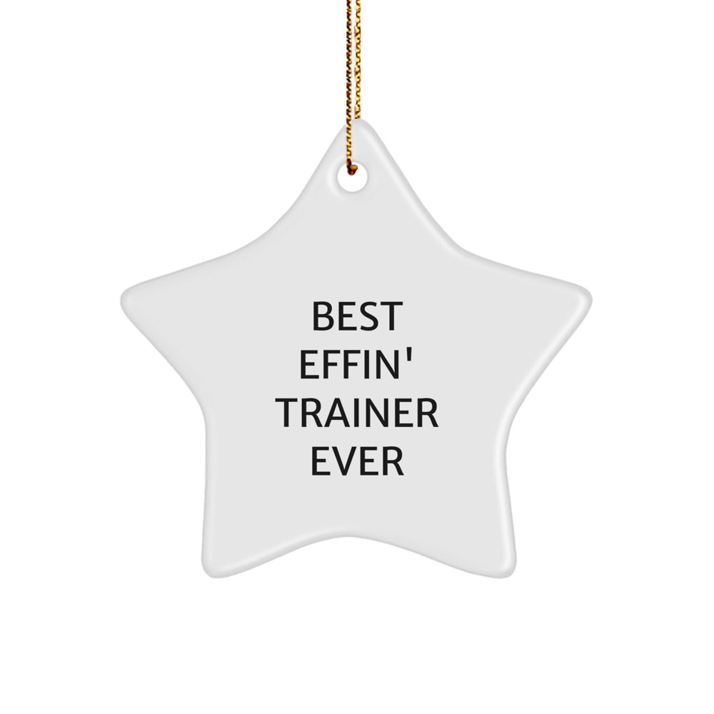 Funny Trainer Gifts from Men to Best Effin' Trainer Ever for Christmas - Image 1